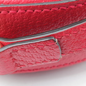 Pre-owned Gucci GG supreme Apple Red×beige PVC coated canvas×Leather 625216 shoulderbag | stylenewstar