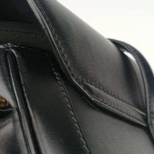 Pre-owned Celine Small Besace 16 Black Leather 188013 shoulderbag | stylenewstar