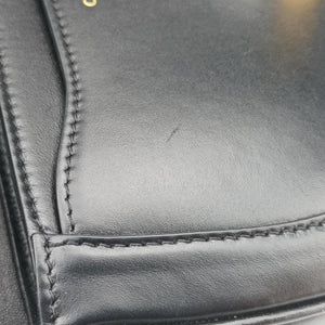 Pre-owned Celine Small Besace 16 Black Leather 188013 shoulderbag | stylenewstar