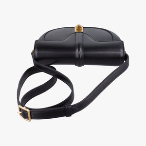 Pre-owned Celine Small Besace 16 Black Leather 188013 shoulderbag | stylenewstar