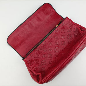 Pre-owned Louis Vuitton Monogram Glossy My Deer Enigme Rouge Monogram Empreinte M40280 clutchbag | stylenewstar