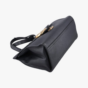 Pre-owned Gucci GG Marmont Black Leather 421890 shoulderbag | stylenewstar