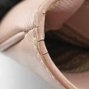 Pre-owned Prada Galleria Pink SAFFIANO Leather BN1786 shoulderbag | stylenewstar