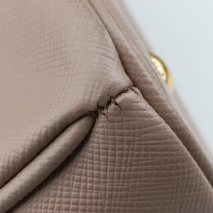 Pre-owned Prada Galleria Pink SAFFIANO Leather BN1786 shoulderbag | stylenewstar