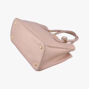 Pre-owned Prada Galleria Pink SAFFIANO Leather BN1786 shoulderbag | stylenewstar