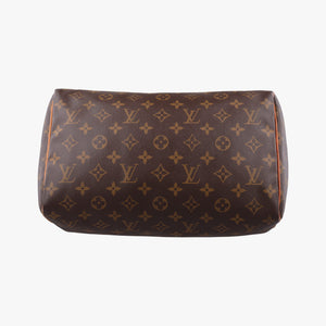Pre-owned Louis Vuitton Speedy 30 BROWN Monogram Canvas M41526 handbag | stylenewstar