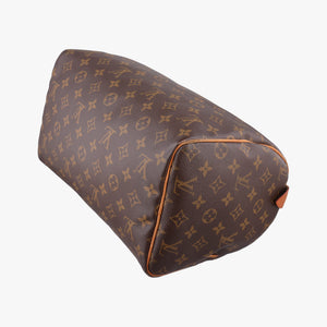 Pre-owned Louis Vuitton Speedy 30 BROWN Monogram Canvas M41526 handbag | stylenewstar