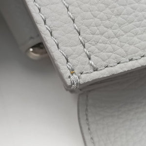 Pre-owned Christian Dior Saddle Gray leather shoulderbag | stylenewstar