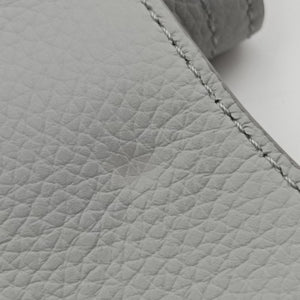 Pre-owned Christian Dior Saddle Gray leather shoulderbag | stylenewstar