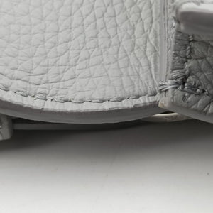 Pre-owned Christian Dior Saddle Gray leather shoulderbag | stylenewstar