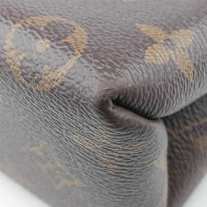 Pre-owned Louis Vuitton Locky BB Brown×Laurier Monogram canvas×calf leather M44797 shoulderbag | stylenewstar