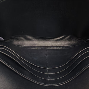 Pre-owned Christian Dior Saddle Navy×Gray jacquard×Leather shoulderbag | stylenewstar