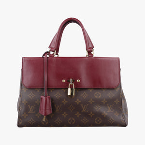 Pre-owned Louis Vuitton Venus brown×RAISIN Monogram Canvas×calf leather M42413 handbag | stylenewstar