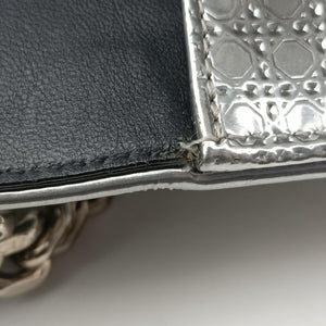 Pre-owned Christian Dior Diorama Silver Leather shoulderbag | stylenewstar