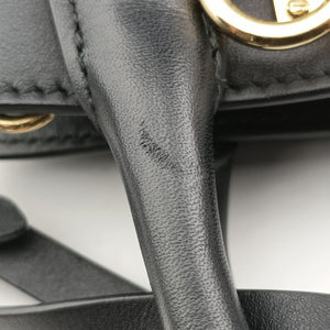 Pre-owned Ferragamo Studio Black Leather shoulderbag | stylenewstar