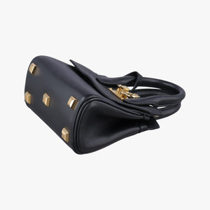 Pre-owned Ferragamo Studio Black Leather shoulderbag | stylenewstar