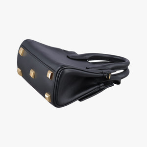 Pre-owned Ferragamo Studio Black Leather shoulderbag | stylenewstar