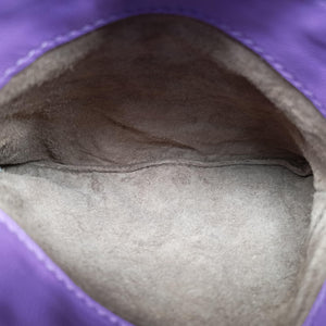 Secondhand Bottega Veneta Intrecciato Purple lambskin shoulderbag | stylenewstar