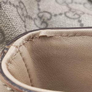 Pre-owned Gucci Microguccissima Beige PVC coated canvas×leather 309613 handbag | stylenewstar