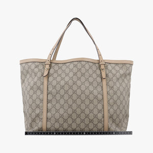 Pre-owned Gucci Microguccissima Beige PVC coated canvas×leather 309613 handbag | stylenewstar