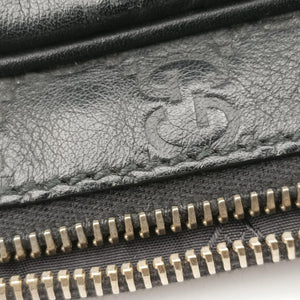 Pre-owned Gucci Diamante Black Leather 208463 handbag | stylenewstar