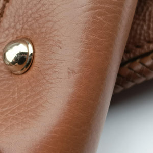 Pre-owned Gucci Marrakech Large Hobo Brown leather 257029 shoulderbag | stylenewstar