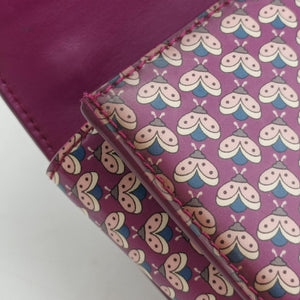 Pre-owned Ferragamo Vara zoo mini Purple×multi Patent leather shoulderbag | stylenewstar