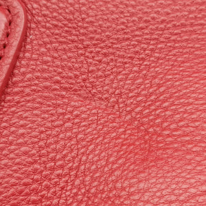 Pre-owned Prada Vitello Daino Top Handle Red Leather BN2420 handbag | stylenewstar