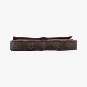 Pre-owned Louis Vuitton Pochette Felicie Brown Monogram Canvas M61276 shoulderbag | stylenewstar