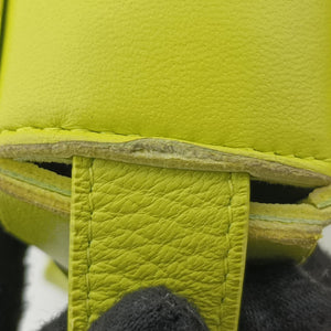 Pre-owned Bottega Veneta cassette Green lambskin shoulderbag | stylenewstar