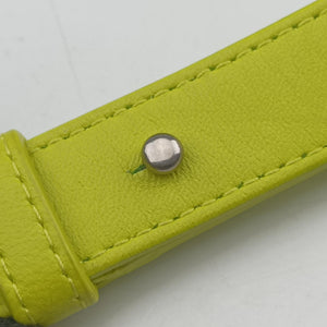 Pre-owned Bottega Veneta cassette Green lambskin shoulderbag | stylenewstar
