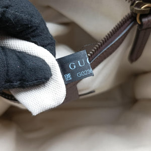 Pre-owned Gucci GG Supreme Bee Multicolour PVC coated canvas × suede 450950 shoulderbag | stylenewstar