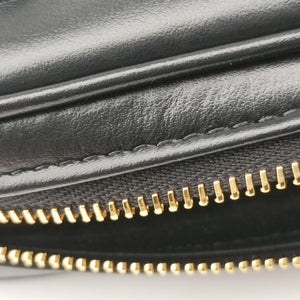 Secondhand Miu Miu Logo belt Black leather bum bag/waist bag | stylenewstar