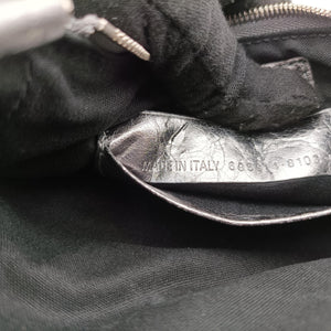 Pre-owned Balenciaga Le Cagole mini Silver lambskin shoulderbag | stylenewstar
