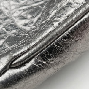 Pre-owned Balenciaga Le Cagole mini Silver lambskin shoulderbag | stylenewstar