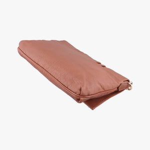 Pre-owned Fendi Mia Flap Brown Leather 8BT163 shoulderbag | stylenewstar