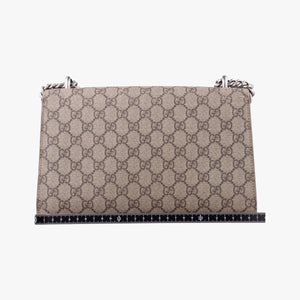 Pre-owned Gucci Dionysus Beige x Red PVC coated canvas×suede 400249 shoulderbag | stylenewstar