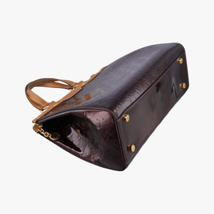 Secondhand Louis Vuitton Brea MM AMARANTE Vernis M91619 handbag | stylenewstar