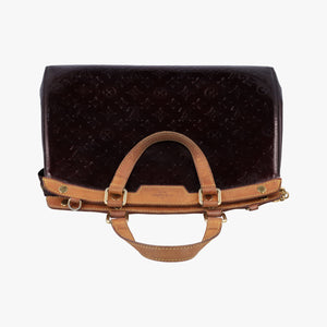 Secondhand Louis Vuitton Brea MM AMARANTE Vernis M91619 handbag | stylenewstar