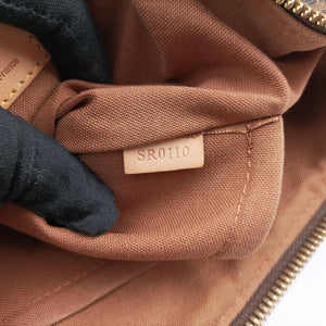 Pre-owned Louis Vuitton PALERMO PM brown Monogram Canvas M40145 shoulderbag | stylenewstar