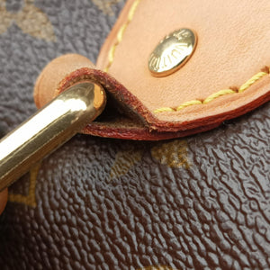 Pre-owned Louis Vuitton PALERMO PM brown Monogram Canvas M40145 shoulderbag | stylenewstar