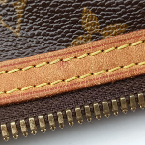 Pre-owned Louis Vuitton PALERMO PM brown Monogram Canvas M40145 shoulderbag | stylenewstar