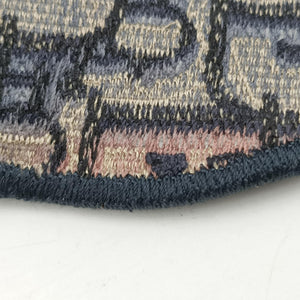 Vintage Christian Dior Saddle Gray×Navy Jacquard bum bag/waist bag | stylenewstar