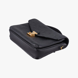 Vintage Louis Vuitton Pochette MeTIS MM Noir Monogram Empreinte M41487 handbag | stylenewstar
