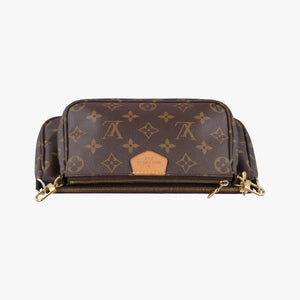 Secondhand Louis Vuitton MULTI POCHETTE ACCESSOIRES brown×khaki Monogram Canvas M44840 shoulderbag | stylenewstar