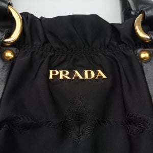 Secondhand Prada Gaufre Black Nylon BR4259 shoulderbag | stylenewstar