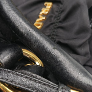 Secondhand Prada Gaufre Black Nylon BR4259 shoulderbag | stylenewstar