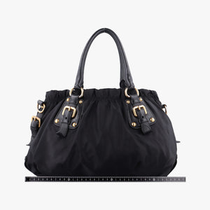 Secondhand Prada Gaufre Black Nylon BR4259 shoulderbag | stylenewstar