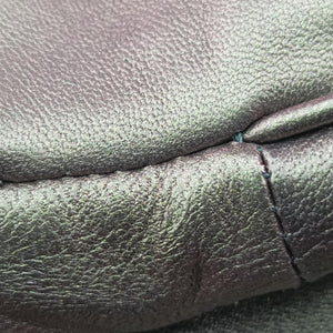 Secondhand Bottega Veneta Iridescent Scarabee Iridescent Multi Pocket Tote Iridescent Green Leather shoulderbag | stylenewstar
