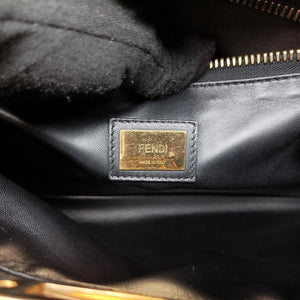 Pre-owned Fendi PEEKABOO Black Leather 8BN226 shoulderbag | stylenewstar